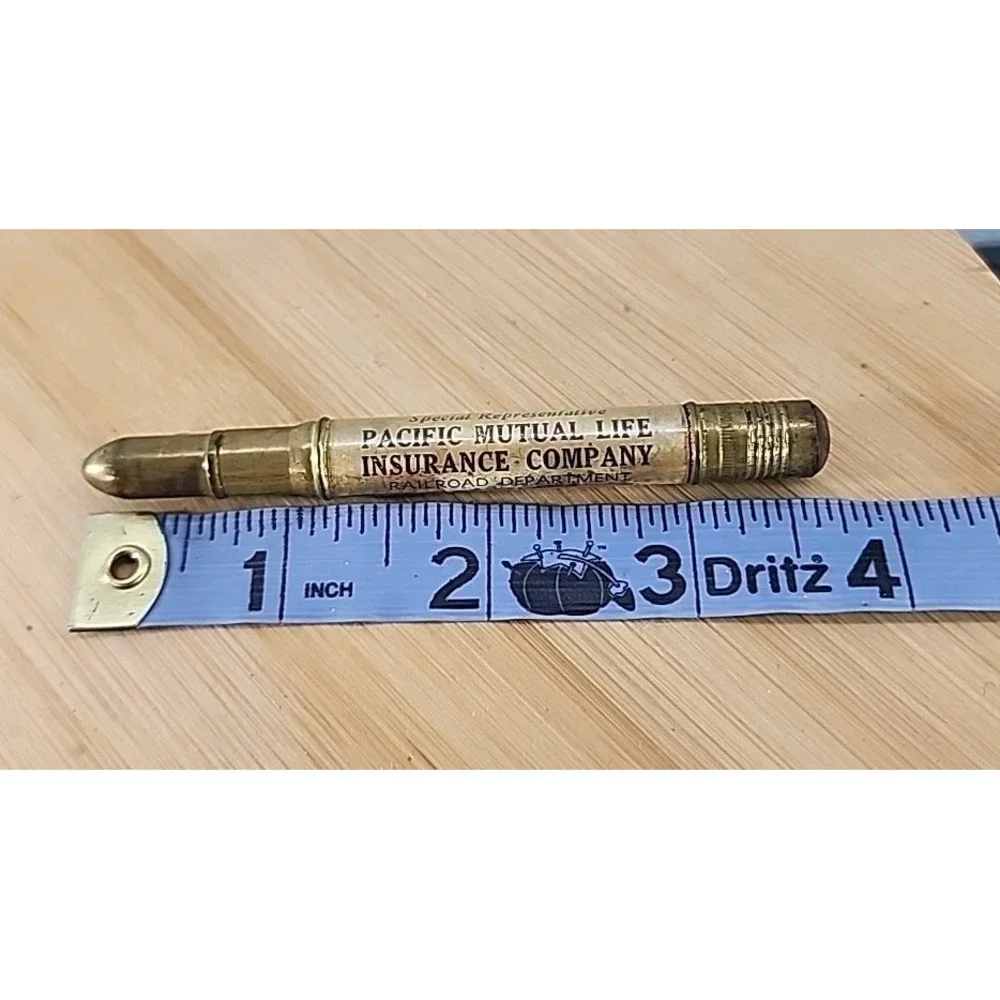 Vtg  Pacific Mutual Life Insurance‎ Co Minneapolis MN Advertising Bullet Pencil